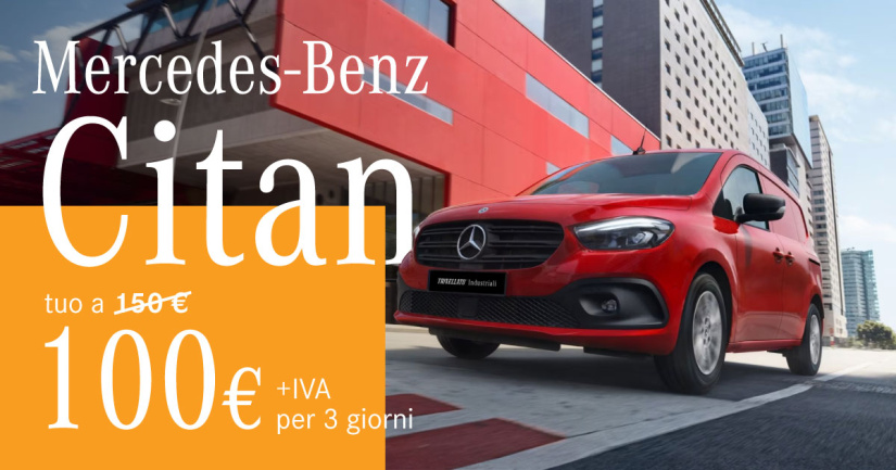 Noleggio Mercedes Vito, Classe V, Sprinter e Citan